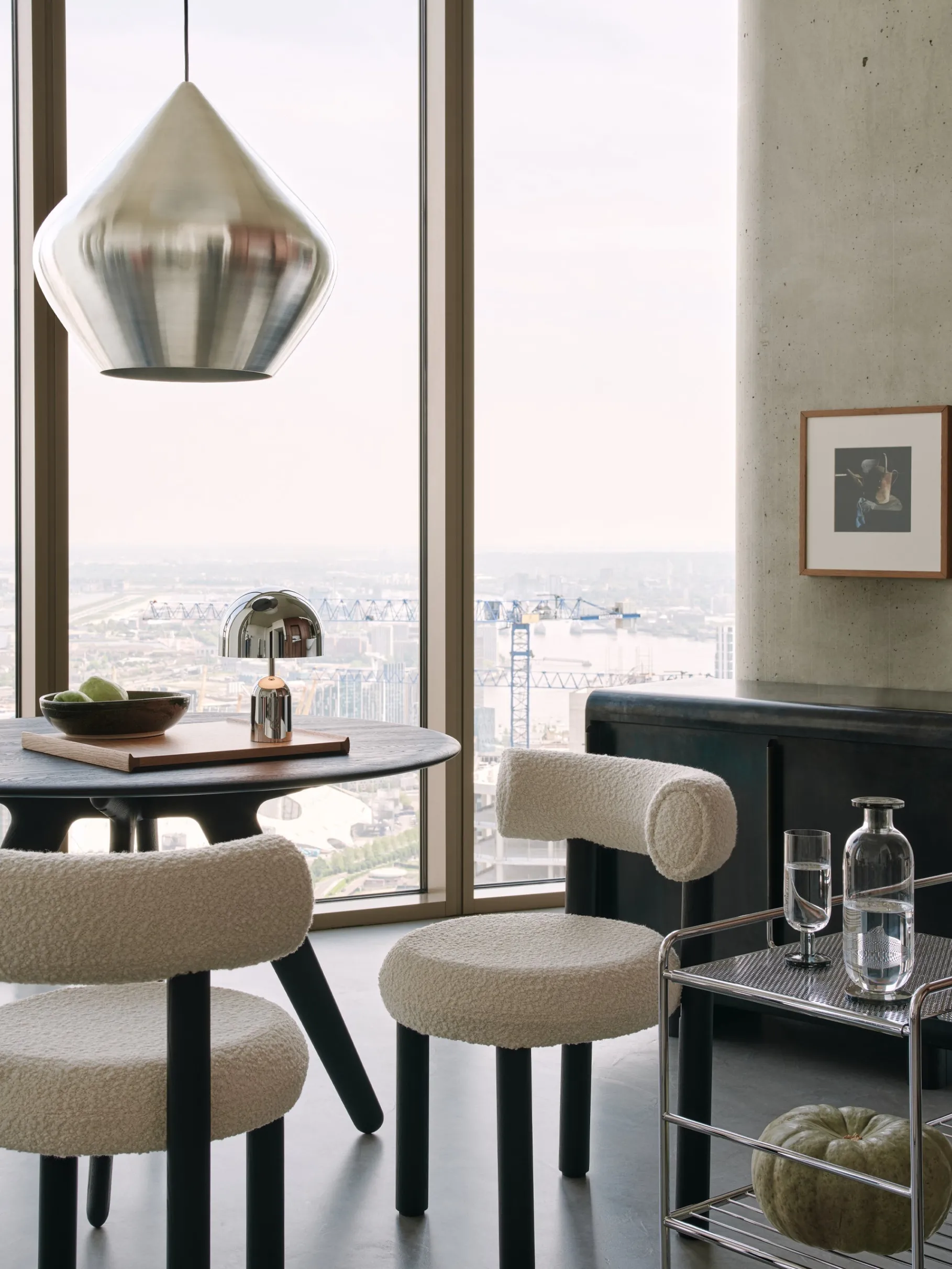 Slab 120cm Round Table