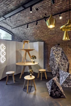 Slab 120cm Round Table