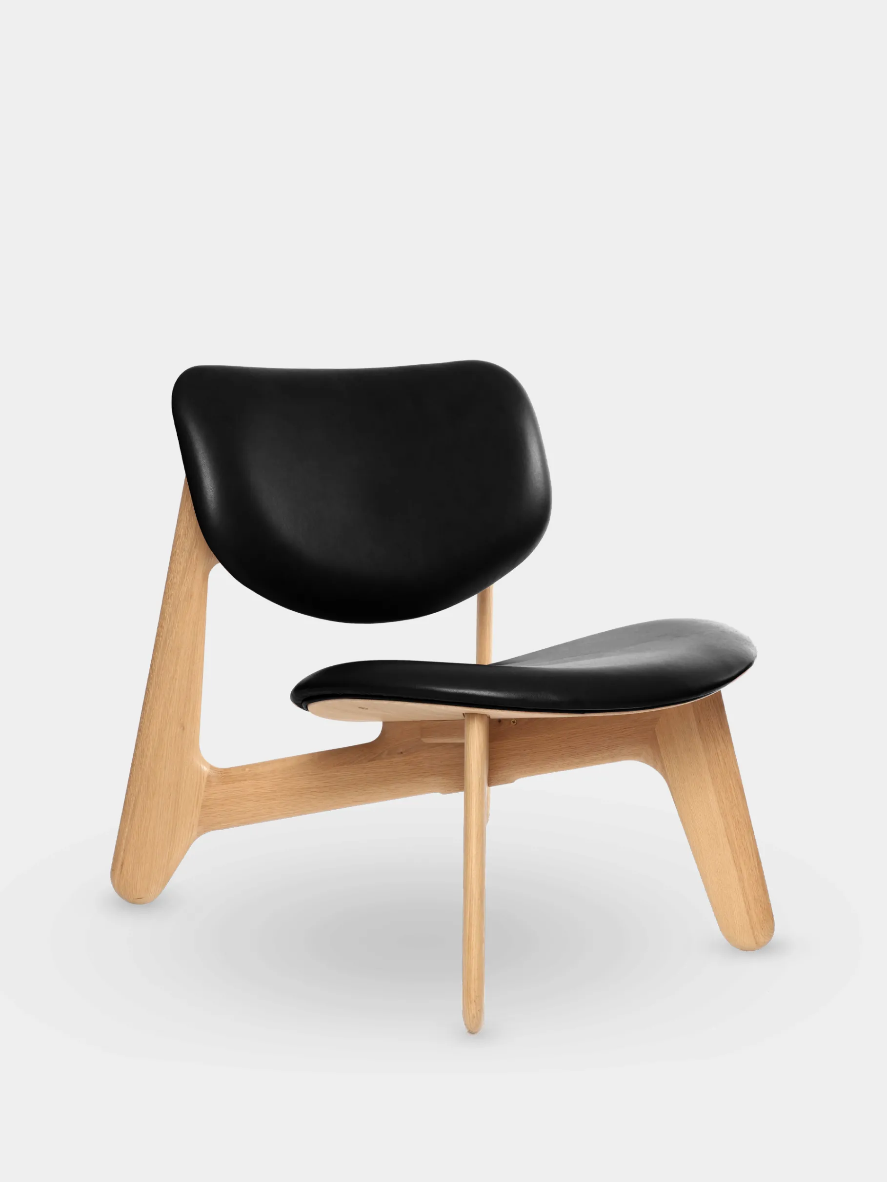 Slab Natural Wood Lounge Chair