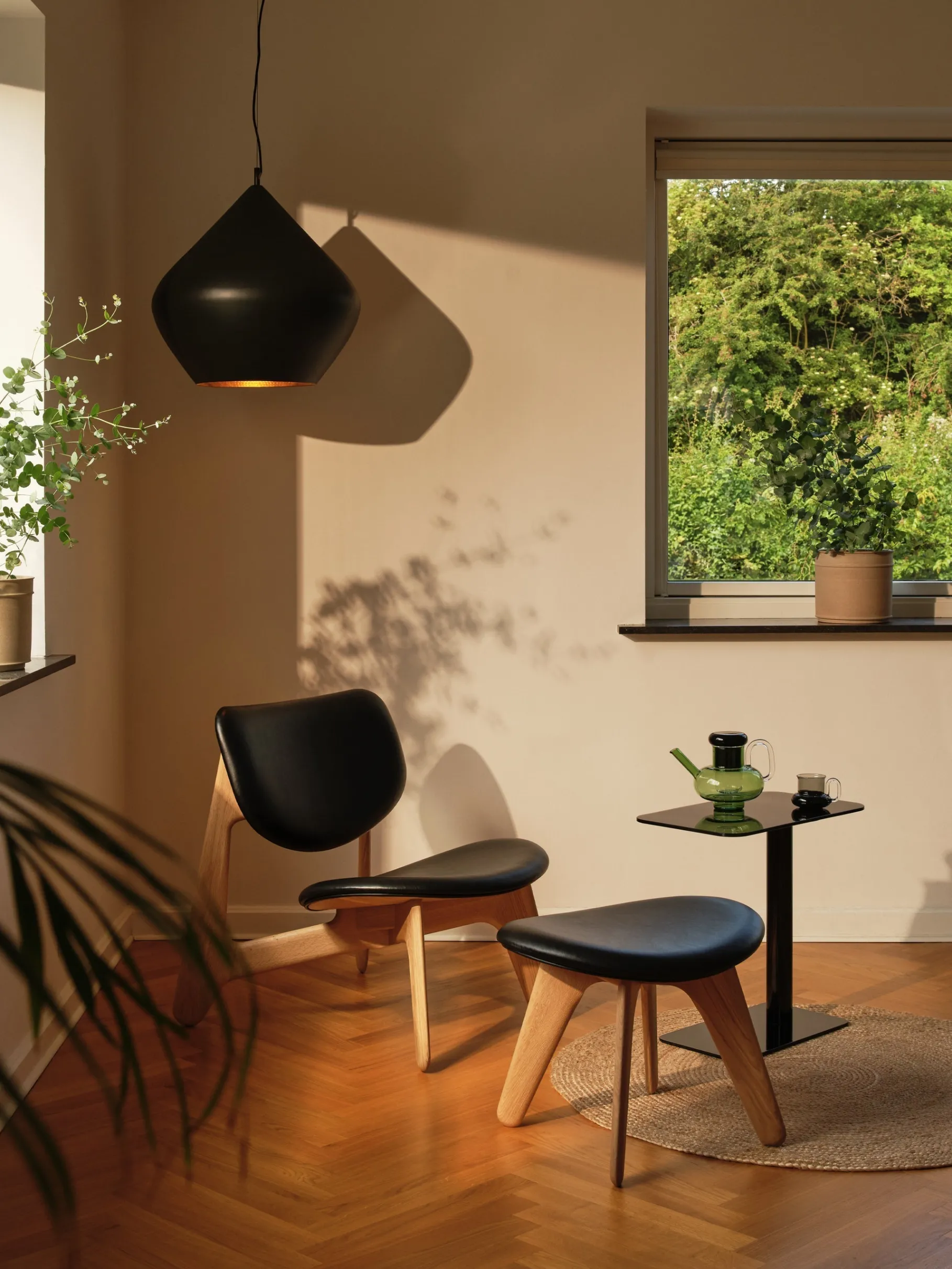 Slab Natural Wood Lounge Chair