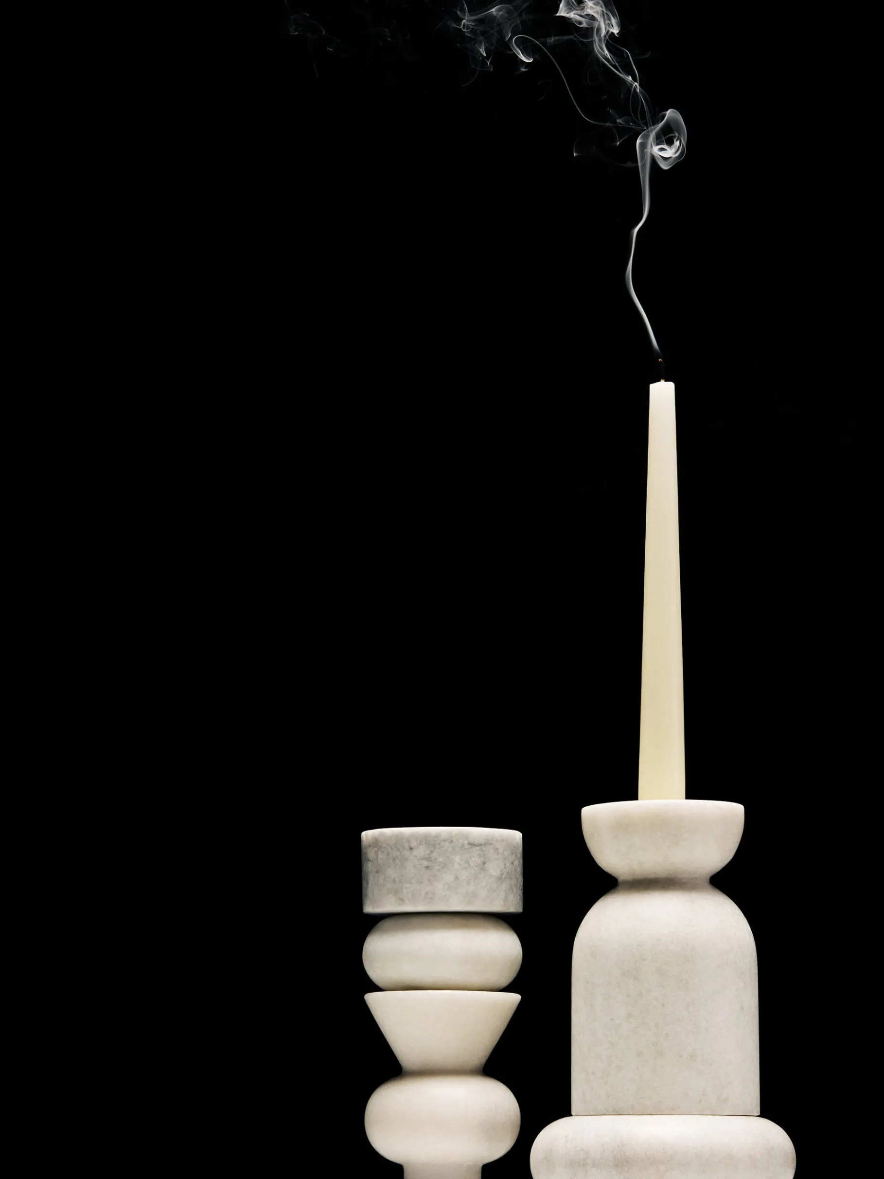 Stone Stacking Candleholder