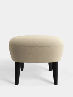 Wingback Ottoman