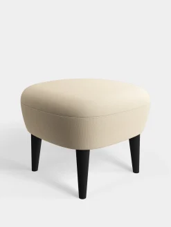 Wingback Ottoman
