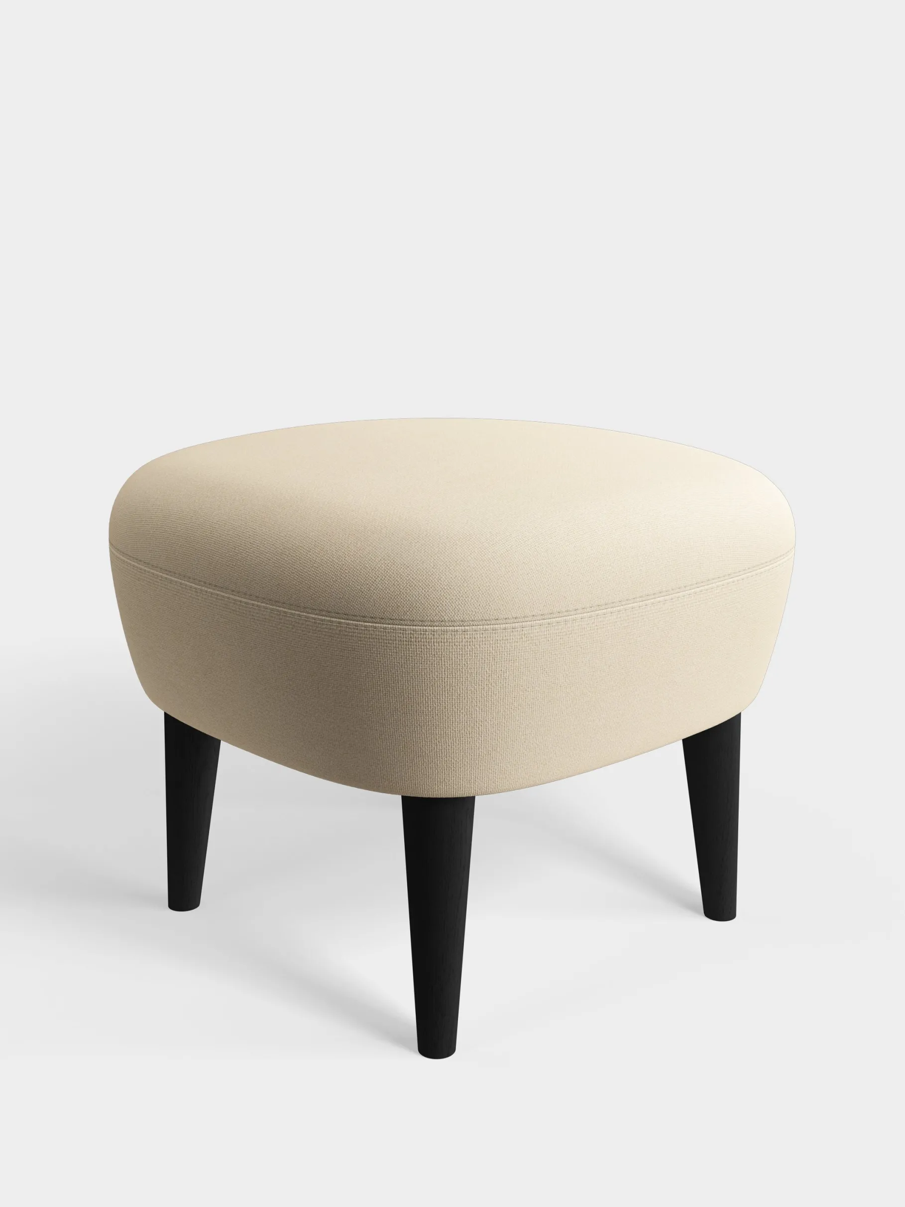 Wingback Ottoman