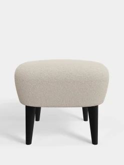 Wingback Ottoman