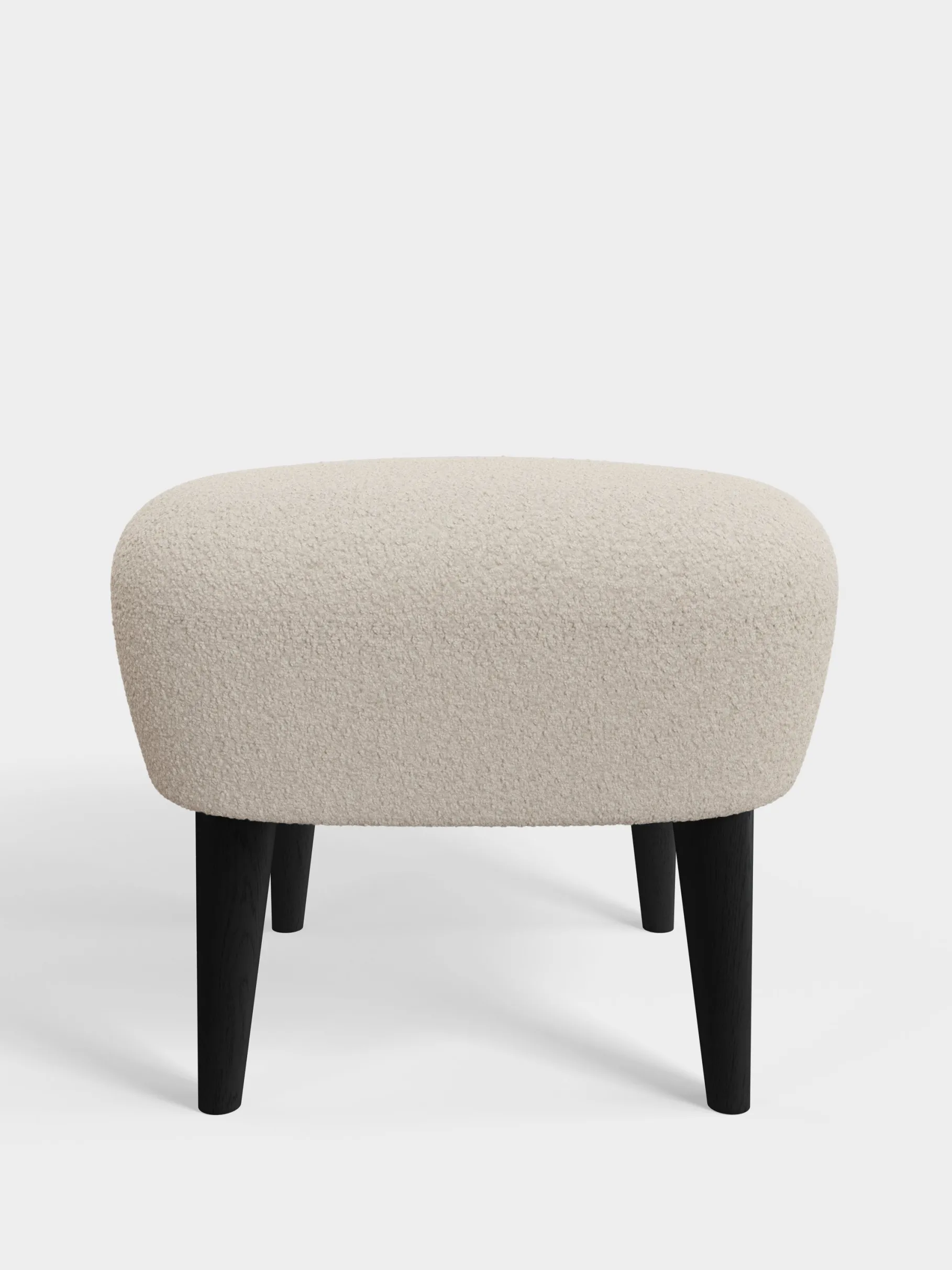 Wingback Ottoman