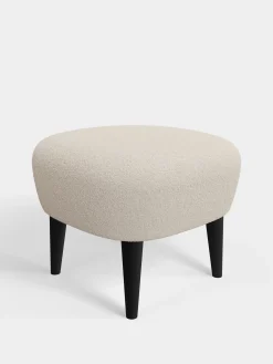 Wingback Ottoman