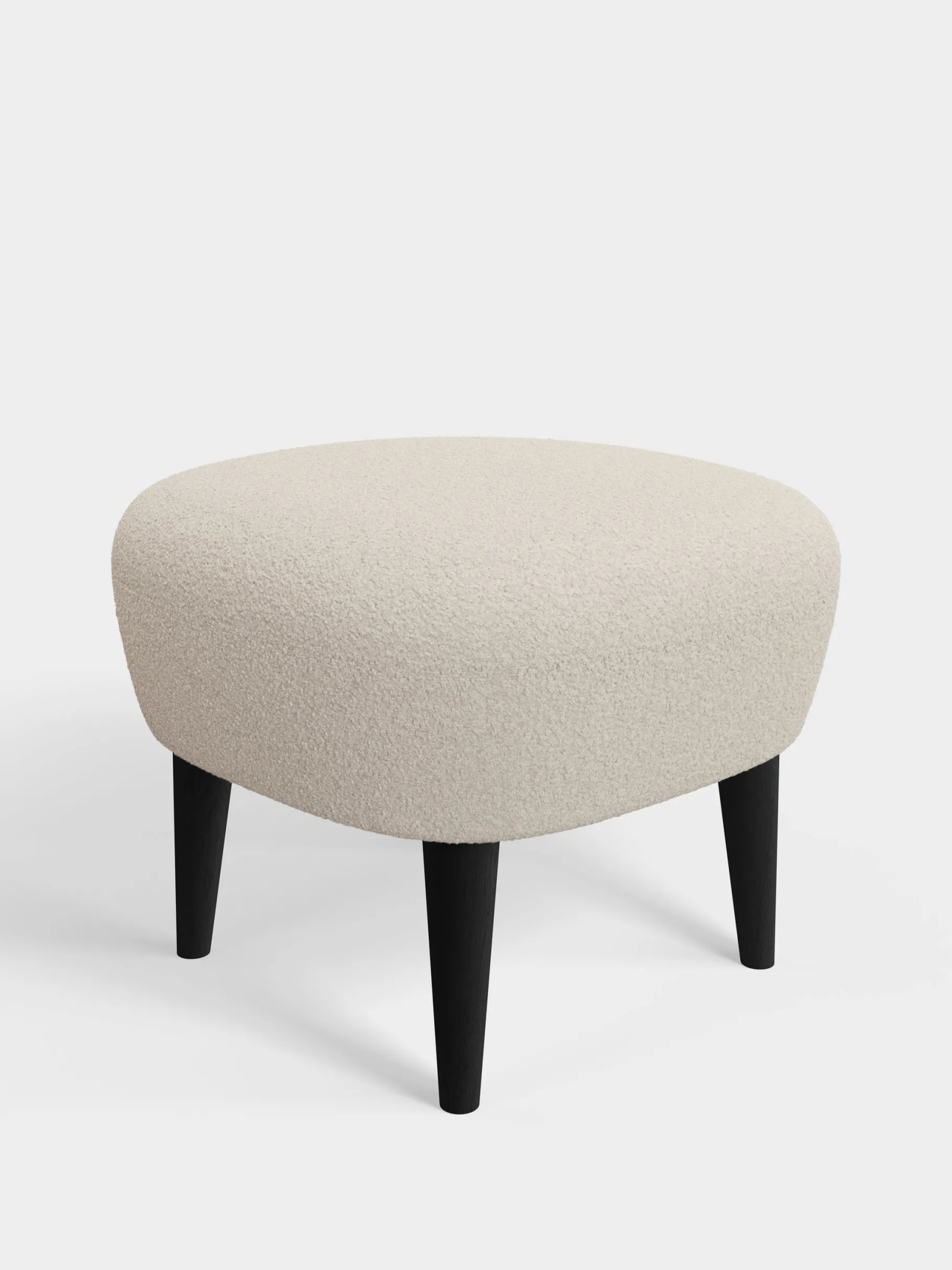 Wingback Ottoman