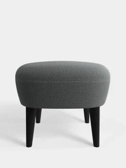 Wingback Ottoman