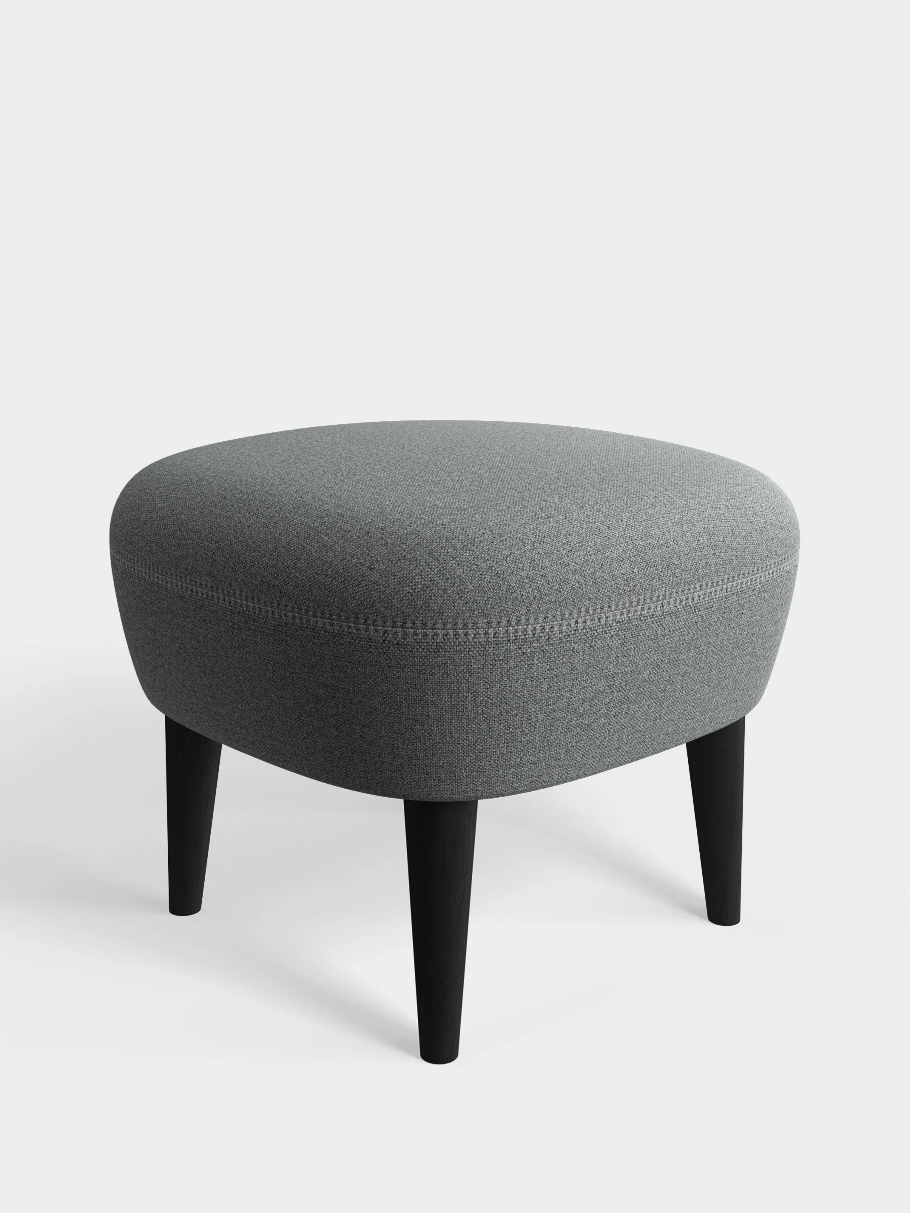 Wingback Ottoman