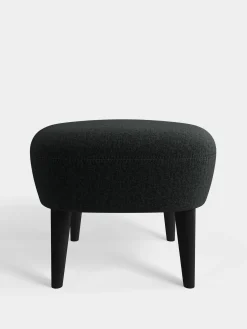 Wingback Ottoman