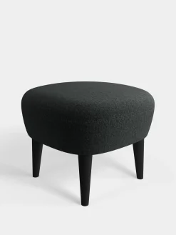 Wingback Ottoman
