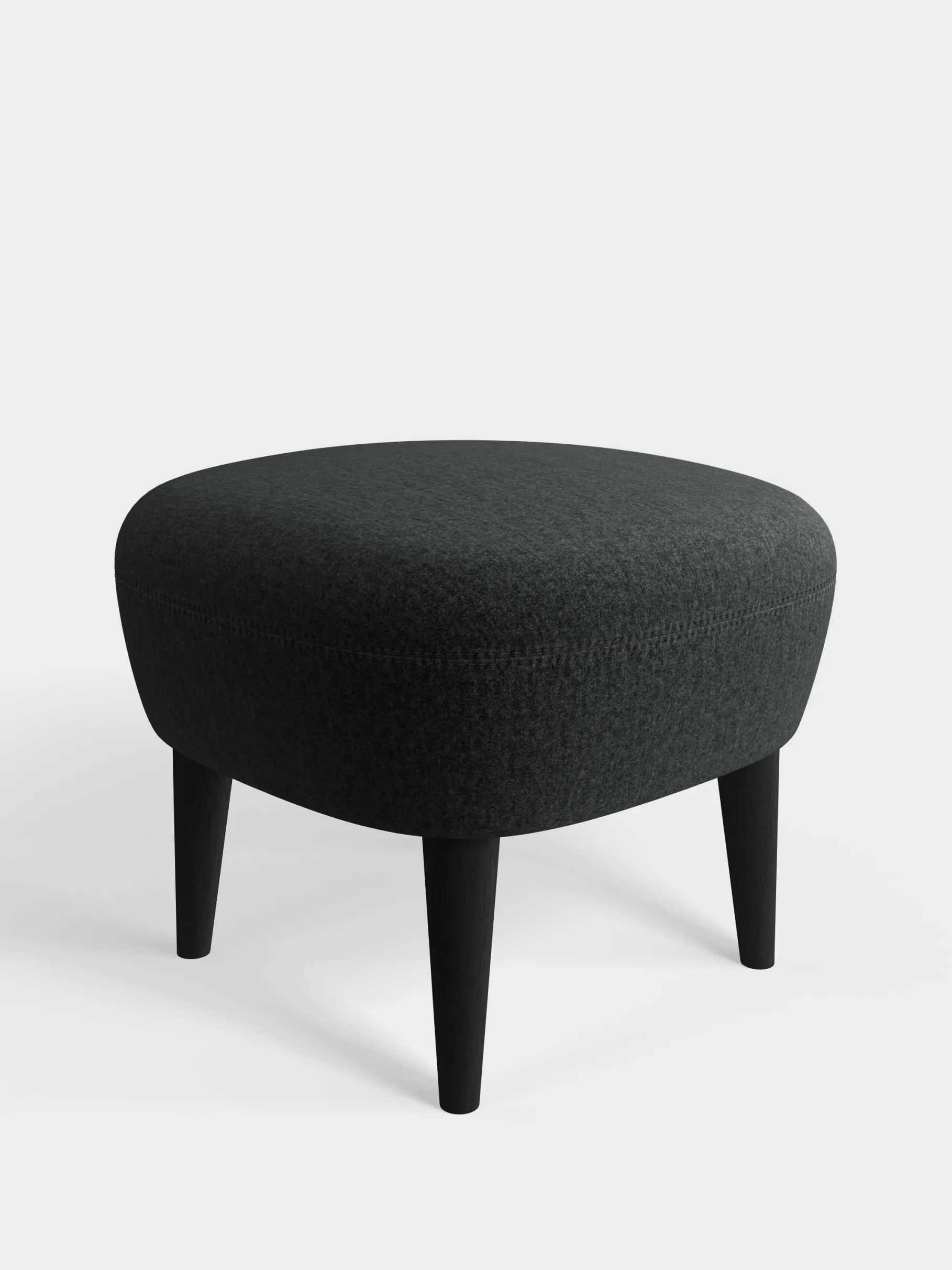 Wingback Ottoman