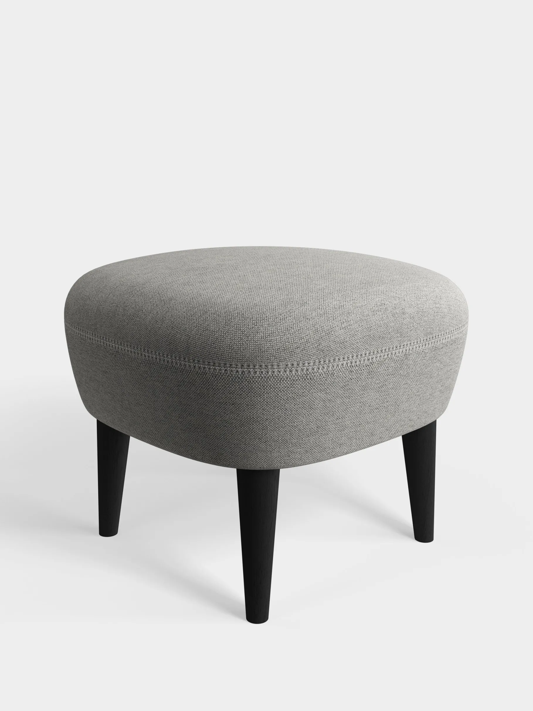 Wingback Ottoman