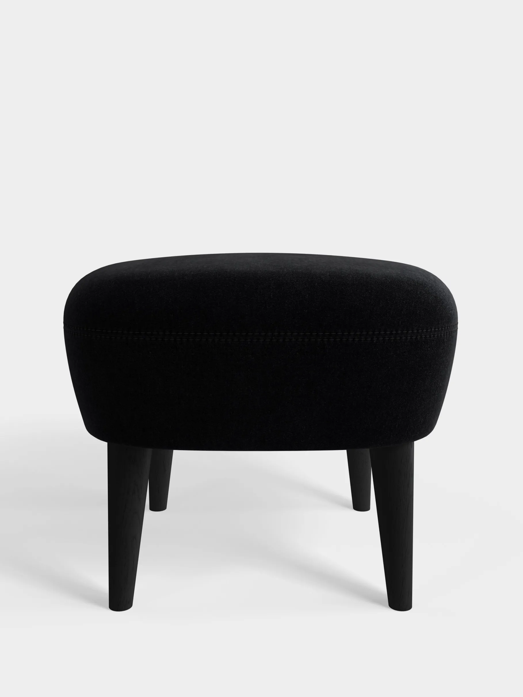 Wingback Ottoman