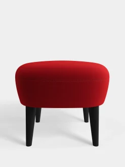 Wingback Ottoman
